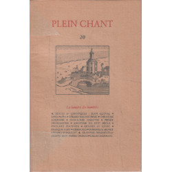 Plein chant n° 20 / la lumiere des humbles