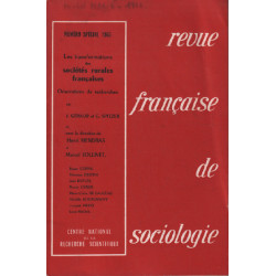 Revue française de sociologie/ numero special 1965 : les...