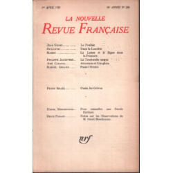 La nouvelle revue litteraire n° 208