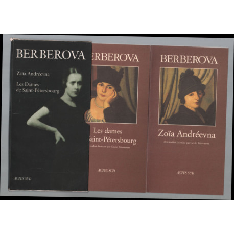 Zoîa andréevna + les dames de saint-petersbourg ( 2 livres )