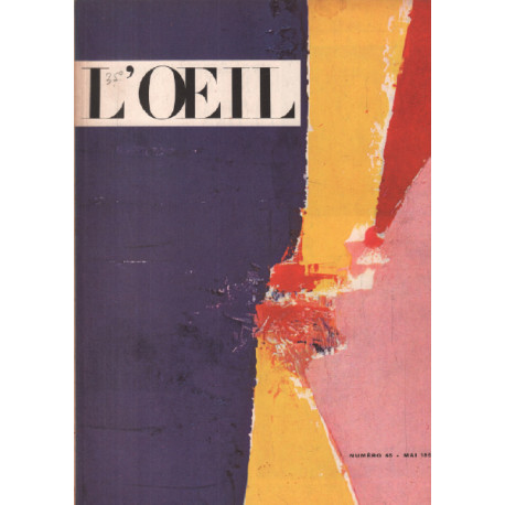 Revue mensuelle d'art / l'oeil n° 65