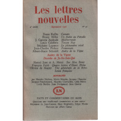 Les lettres nouvelles n° 41