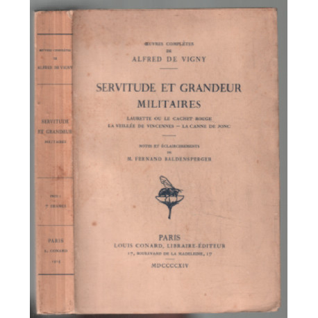 Servitude et grandeur militaires