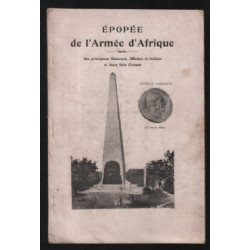 Epopée de l'armée d'afrique / ses principaux généraux officiers et...