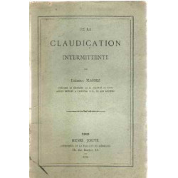 De la claudication intermittente