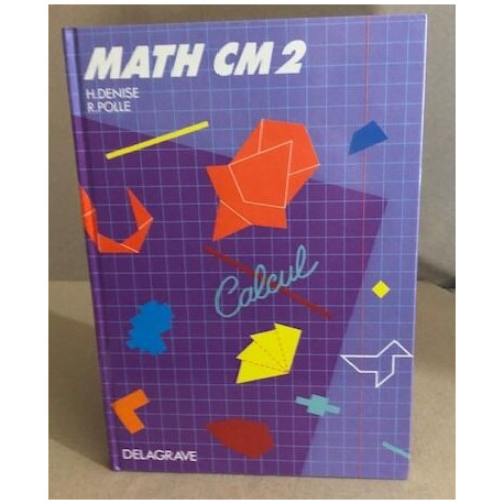 Math CM2 : calcul