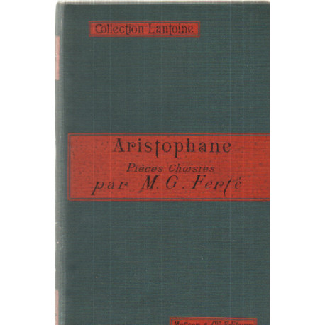 Aristophane pieces choisies ( extraits )