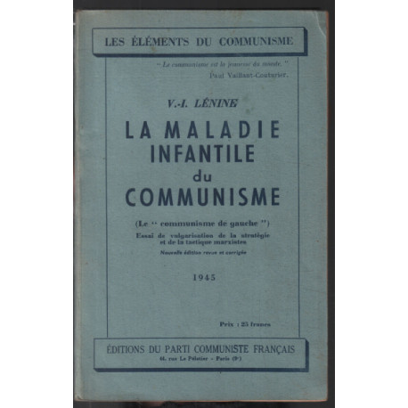 La maladie infantile du communisme (essai)