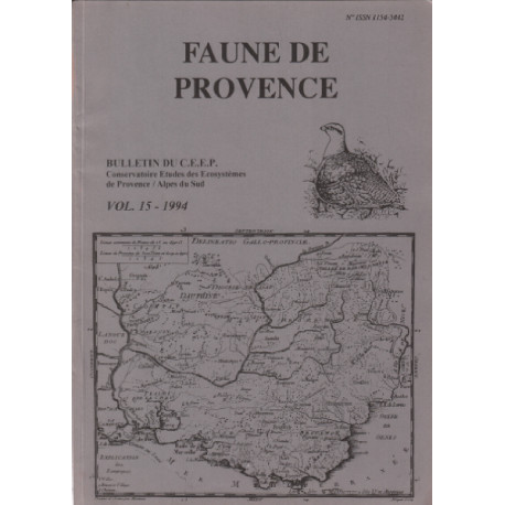 Faune de provence / volume 15