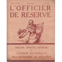 L'officier de réserve n° 2 - 13e année ( 1934 )