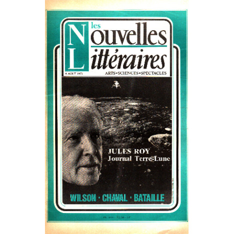 Les nouvelles litteraires n° 2289 / Jules roy : journal terre-lune