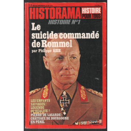 Le suicide commandé de Rommel (revue historama n° 315)