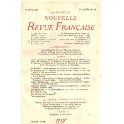 La nouvelle revue française / 1 er juin 1954