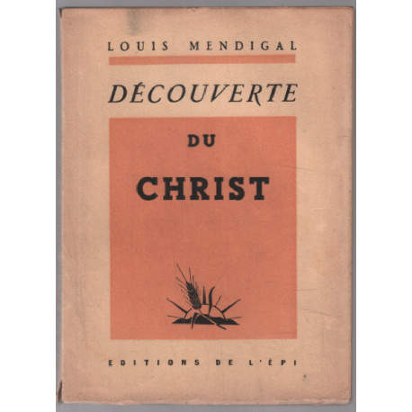 Découverte du christ