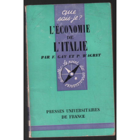 L'économie de l'italie / que sais je