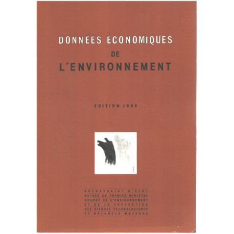 Donnees economiques de l'environnement 1989