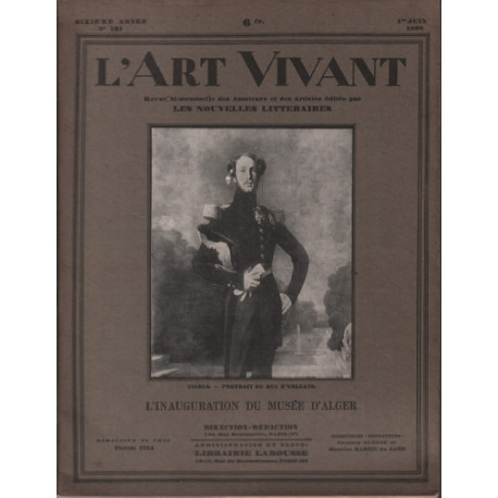 L'art vivant n° 131 / revue bi-mensuelle des amateurs et des artistes