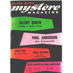 Revue ellery queen magazine n° 175