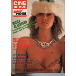 Ciné revue magazine juillet -aout 1982 : dalila di lazzaro