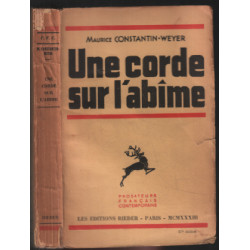 Une corde sur l'abîme