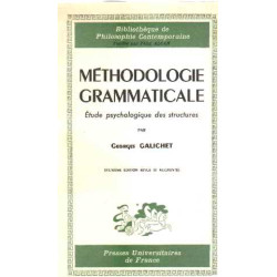 Methode grammaticale / etude de psychologie des structures