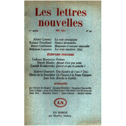 Les lettres nouvelles n° 49