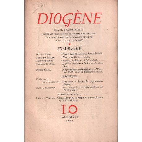 Diogène n° 10