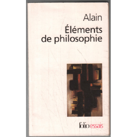 Éléments de philosophie