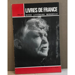 Livres de France Revue littéraire mensuelle/aout-septembre 1965 /...