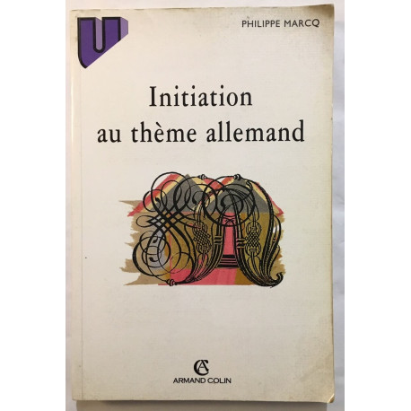 Initiation au thème Allemand