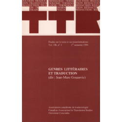 TTR / études sur le texte et ses transformations volume 7 n°1