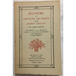 Histoire du chevalier des grieux et de Manon Lescaut