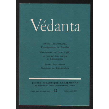 Revue Védanta n° 12