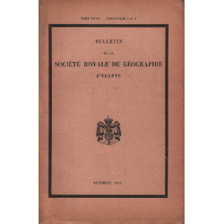 Bulletin de la société royale de géographie d'egypte/ novembre...