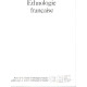 Ethnologie française nouvelle serie tome 8 numero 2-3