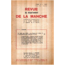 Revue du departement de la manche / tome 14 fascicule 55