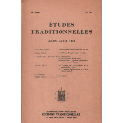 Etudes traditionnelles n° 388 / mars avril 1965