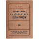 Formulaire pratique des regimes