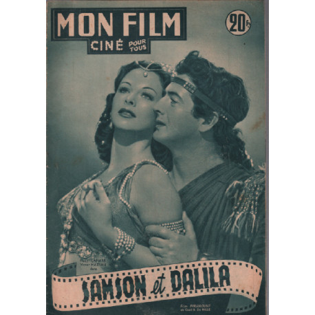 Samson et dalila / Revue mon film n° 283 / hedy lamarr et victor...