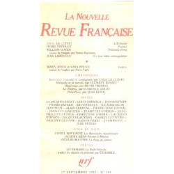 La nouvelle revue française n°344 / EO numerotée sur velin ( n° 6)