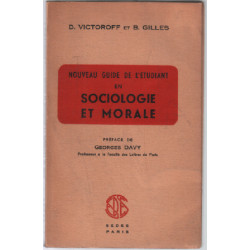 Nouveau guide de l'étudiant en sociologie et morale