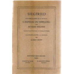 Siegfried deuxieme journée de la trilogie : l'anneau du nibelung