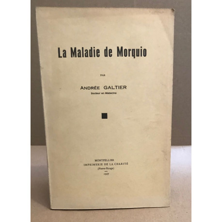 La maladie de morquio