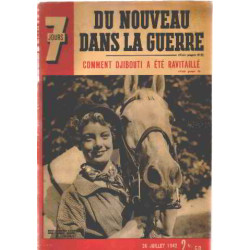 Revue 7 jours / 26 juillet 1942 / photo de couverture suzy carrier