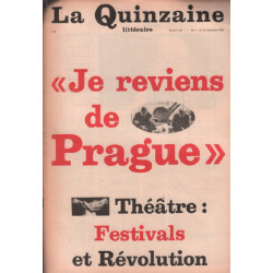 La quinzaine litteraire n° 56 / je reviens de prague