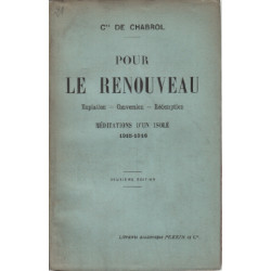 Pour le renouveau / expiation-conversion - rédemption/ meditations...