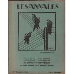 Les annales politiques et litteraires / 1 OCTOBRE 1930