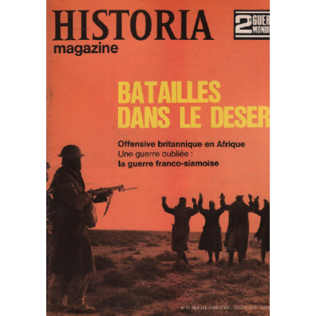 2ème guerre mondiale / historia magazine n° 15 batailles dans le...