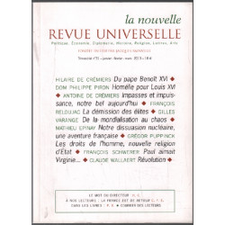 La nouvelle revue universelle n° 31