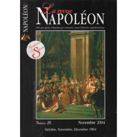 La revue Napoléon n° 20 (octobre novembre décempbre 1804)